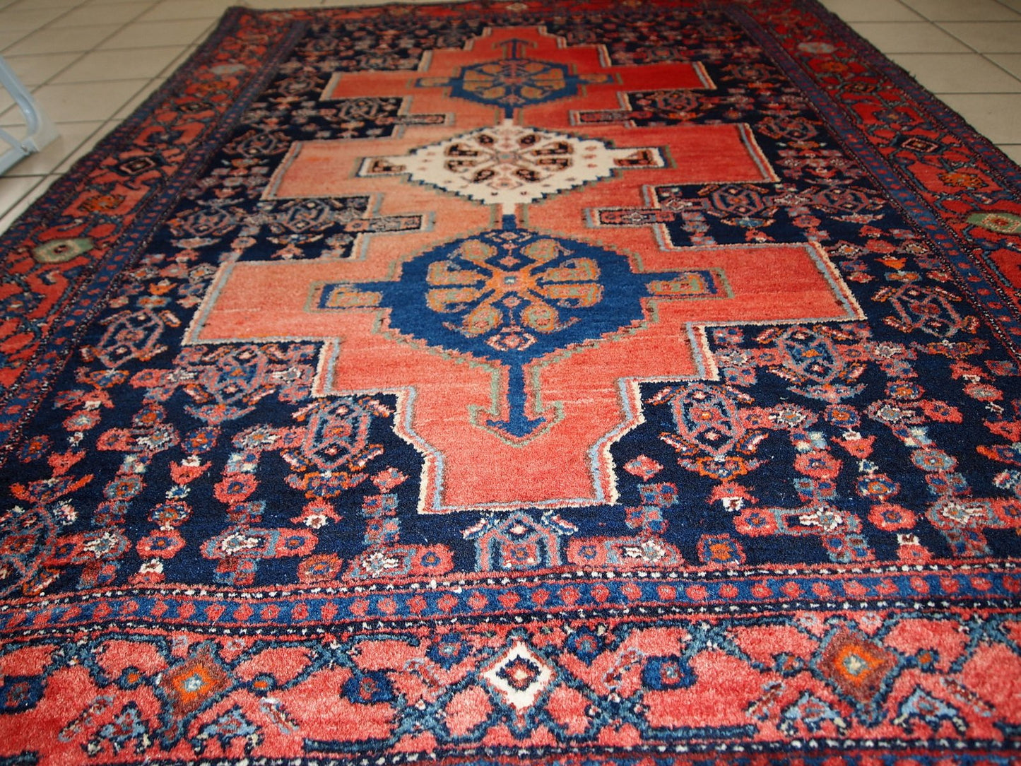 Middle Eastern Senneh Rug, 1960s