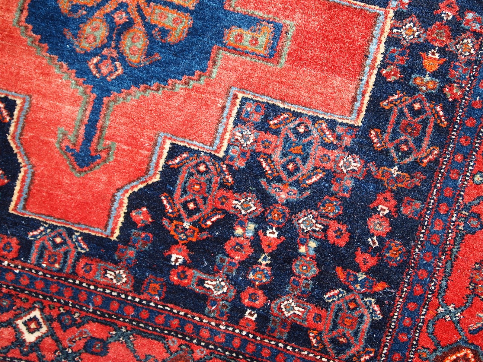 Middle Eastern Senneh Rug, 1960s