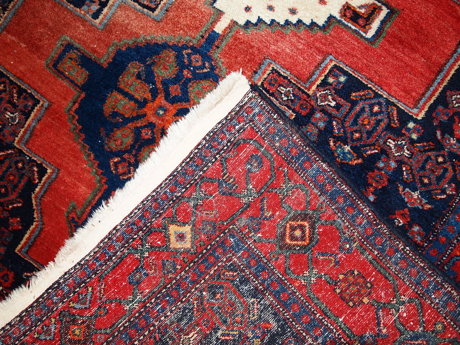 Middle Eastern Senneh Rug, 1960s