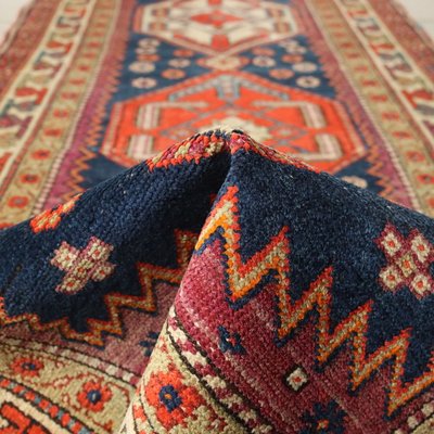 Middle Eastern Thin Knot Handmade Serabend Rug in Cotton & Wool-VMM-1724834