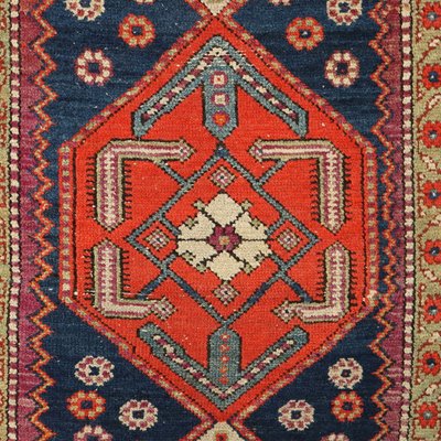 Middle Eastern Thin Knot Handmade Serabend Rug in Cotton & Wool-VMM-1724834