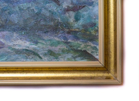 Mieszko Jabłoński, Landscape, 20th-Century, Oil on Canvas, Framed-FSD-1196259