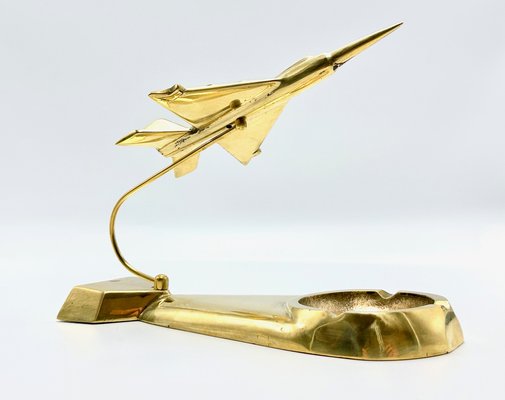 Mig 21 Desk Plane Model in Brass, 1950s-ZCY-1727080