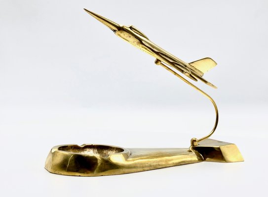 Mig 21 Desk Plane Model in Brass, 1950s-ZCY-1727080