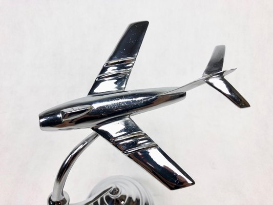 MiG15 LIM Plane Statuette, Poland, 1950s-ZCY-1376037