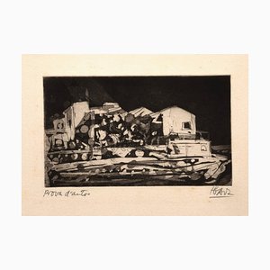 Miguel Angel Ibartz, Landscape, Etching, Mid-20th Century-ZCI-871500