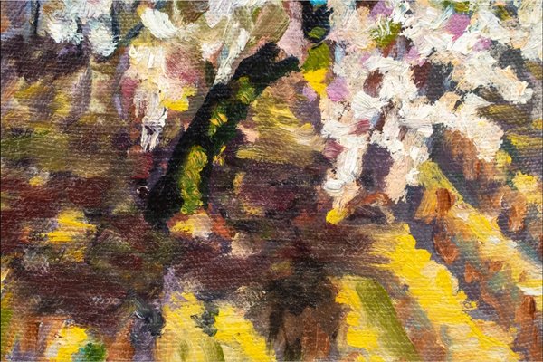 Mihaly Erdélyi, Blooming Tree, 1920s, Oil on Canvas-QOR-2026825