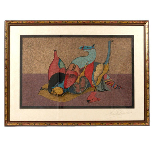 Mikhail Shemyakin, Still Life, Late 20th Century, Lithograph, Framed