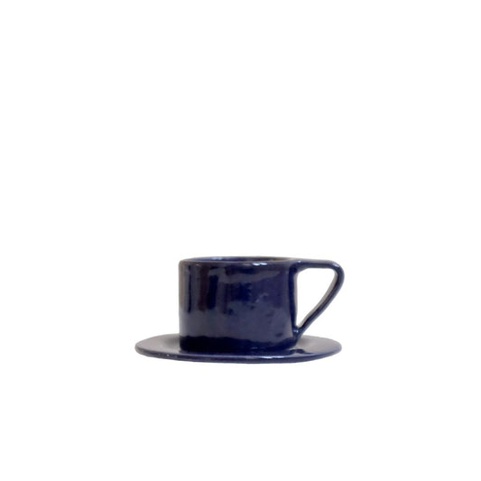 Milano Notte Set of 4 Espresso Cups and Saucers by Marta Benet