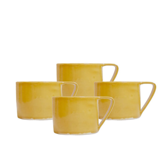 Milano Sole Cappuccino Cups by Marta Benet, Set of 4