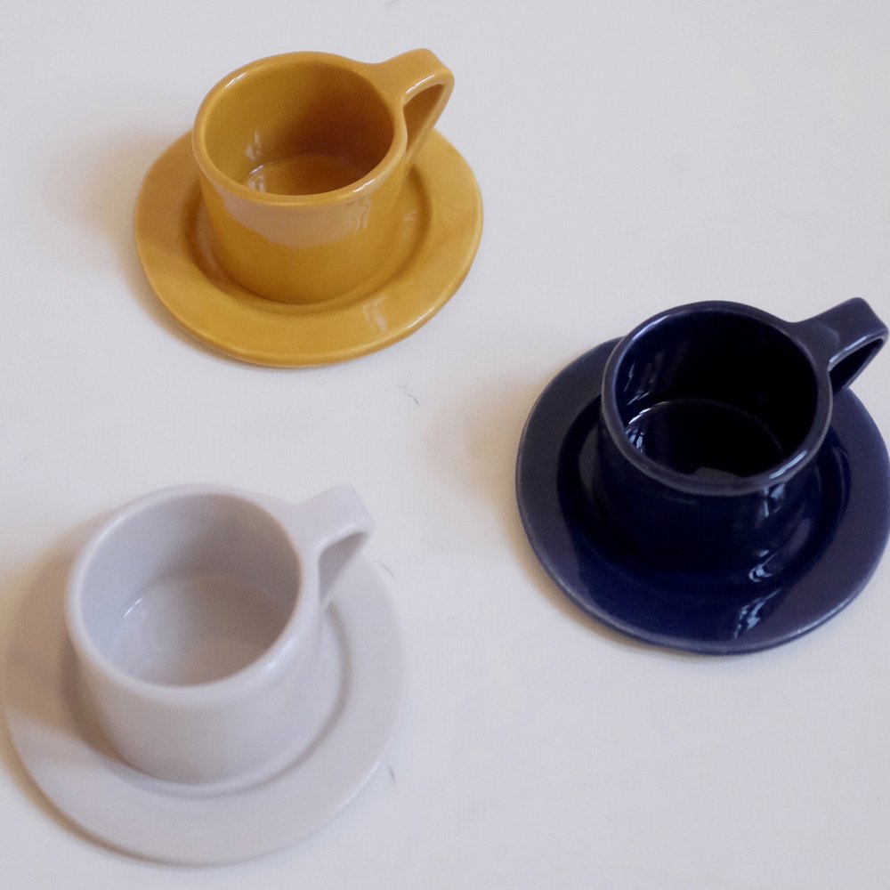 Milano Sole Set of 4 Espresso Cups and Saucers by Marta Benet