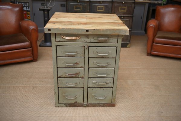 Military Metal Drawer Unit, 1950s-NEN-2043292