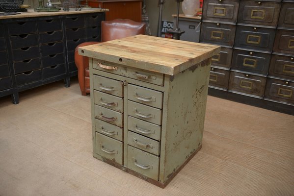 Military Metal Drawer Unit, 1950s-NEN-2043292