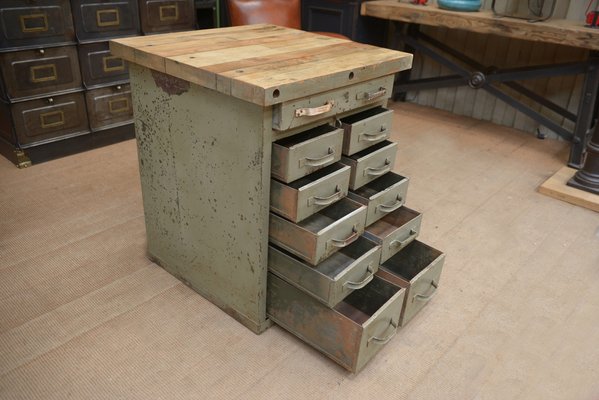 Military Metal Drawer Unit, 1950s-NEN-2043292