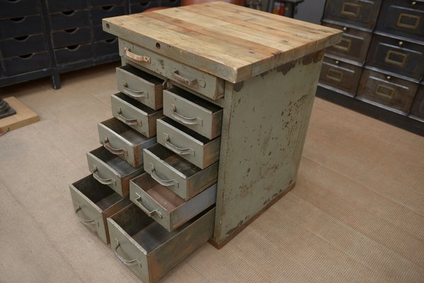 Military Metal Drawer Unit, 1950s-NEN-2043292