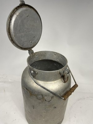 Milk Bin in Aluminum, 1950s-GKM-1780328