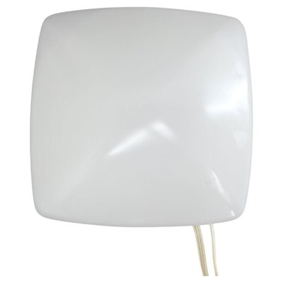 Milk Glass Wall Lamp, Czechoslovakia, 1970s-TZ-1392567