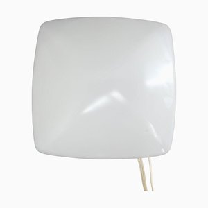 Milk Glass Wall Lamp, Czechoslovakia, 1970s-TZ-1392567