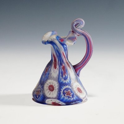 Millefiori Murano Glass Pitcher from Vetreria Fratelli Toso, 1910s-KJP-1410531