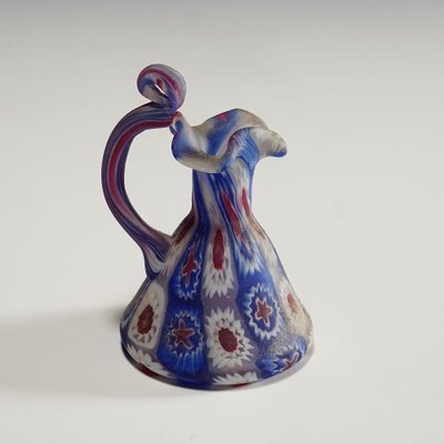 Millefiori Murano Glass Pitcher from Vetreria Fratelli Toso, 1910s-KJP-1410531