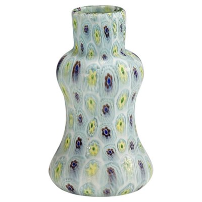 Millefiori Murano Glass Vase from Fratelli Toso, 1910-KJP-1210094