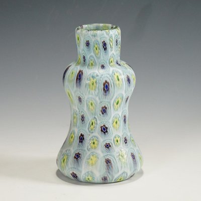 Millefiori Murano Glass Vase from Fratelli Toso, 1910-KJP-1210094