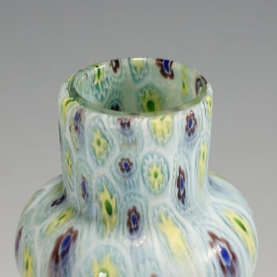 Millefiori Murano Glass Vase from Fratelli Toso, 1910-KJP-1210094