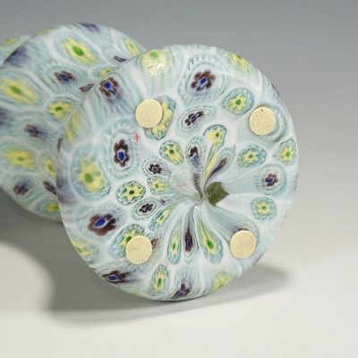 Millefiori Murano Glass Vase from Fratelli Toso, 1910-KJP-1210094