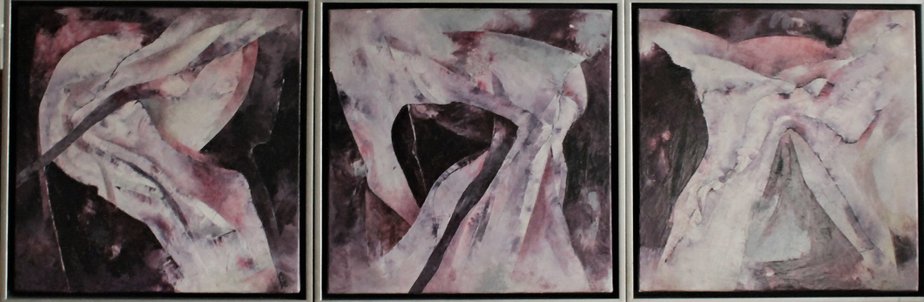 Milo Magnani, Reclothing, 2009, Oil on Canvas, Framed, Set of 3-IV-1137238