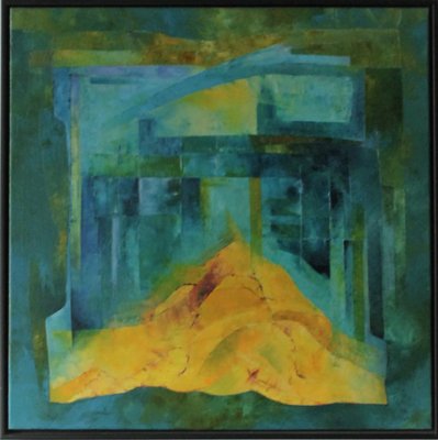 Milo Magnani, The Green House, 2002, Oil on Canvas, Framed-IV-1137219