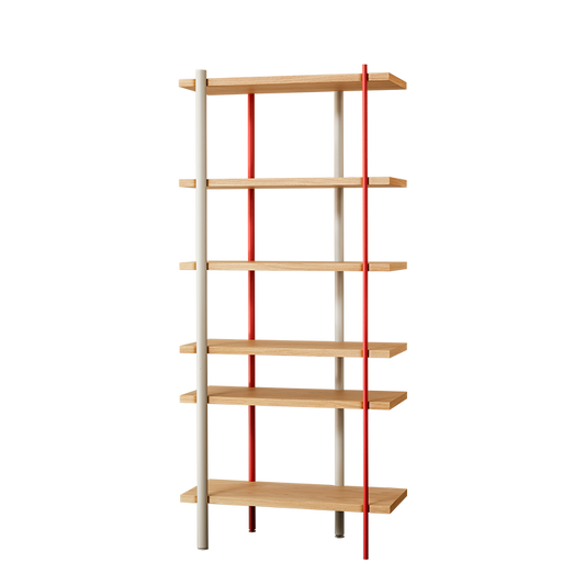 MILONGA - Freestanding wooden bookcase