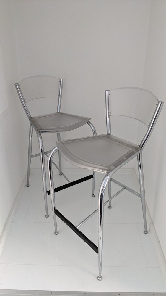 Mimi Barstools by Enrico Baleri for Baleri, Italy, 1990s, Set of 2