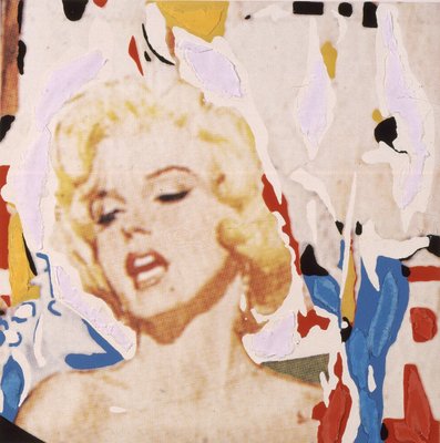 Mimmo Rotella: Marilyn, the Faces, Silkscreen and Collage-PLZ-942317