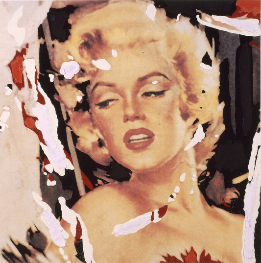 Mimmo Rotella: Marilyn, the Faces, Silkscreen and Collage