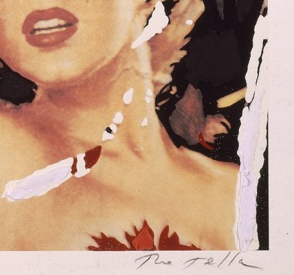 Mimmo Rotella: Marilyn, the Faces, Silkscreen and Collage-PLZ-942321