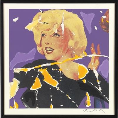 Mimmo Rotella: Marilyn, the Faces, Silkscreen and Collage-PLZ-942306