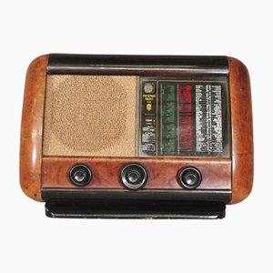 Minerva 425 Walnut Burl Radio, 1941-KNM-1374874