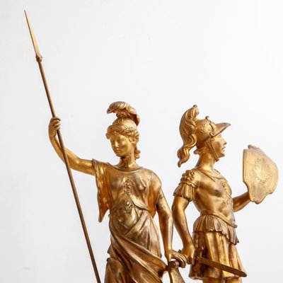 Minerva and Mars, Late 19th Century, Bronzes, Set of 2-VEI-2021309