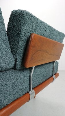 Minerva Sofa in Petrol Bouclé attributed to Peter Hvidt and Olga Molgaard Nielsen for France & Søn / France & Daverkosen, 1960s-DT-2026279