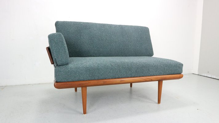 Minerva Sofa in Petrol Bouclé attributed to Peter Hvidt and Olga Molgaard Nielsen for France & Søn / France & Daverkosen, 1960s-DT-2026279