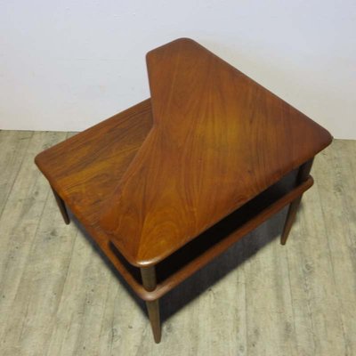 Minerva Teak Side Table by Peter Hvidt & Orla Mølgaard-Nielsen for France & Søn/France & Daverkosen, 1950s-WK-572487