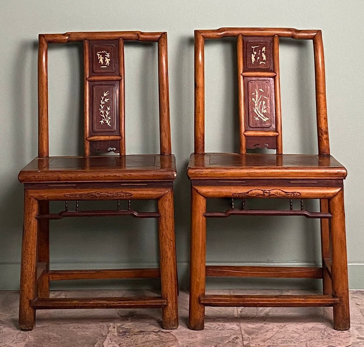 Ming Dynasty Chinese Ceremonial Chairs, 1870s, Set of 4