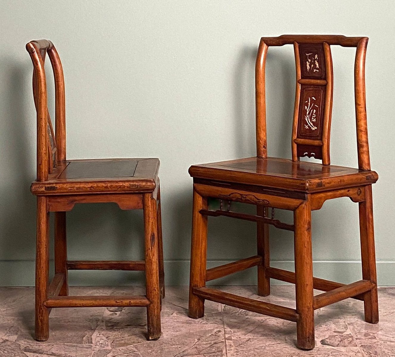 Ming Dynasty Chinese Ceremonial Chairs, 1870s, Set of 4