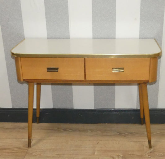 Mini Chest of Drawers on Legs with 2 Drawers, 1950s