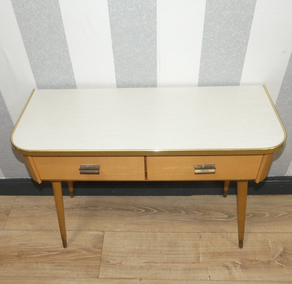 Mini Chest of Drawers on Legs with 2 Drawers, 1950s