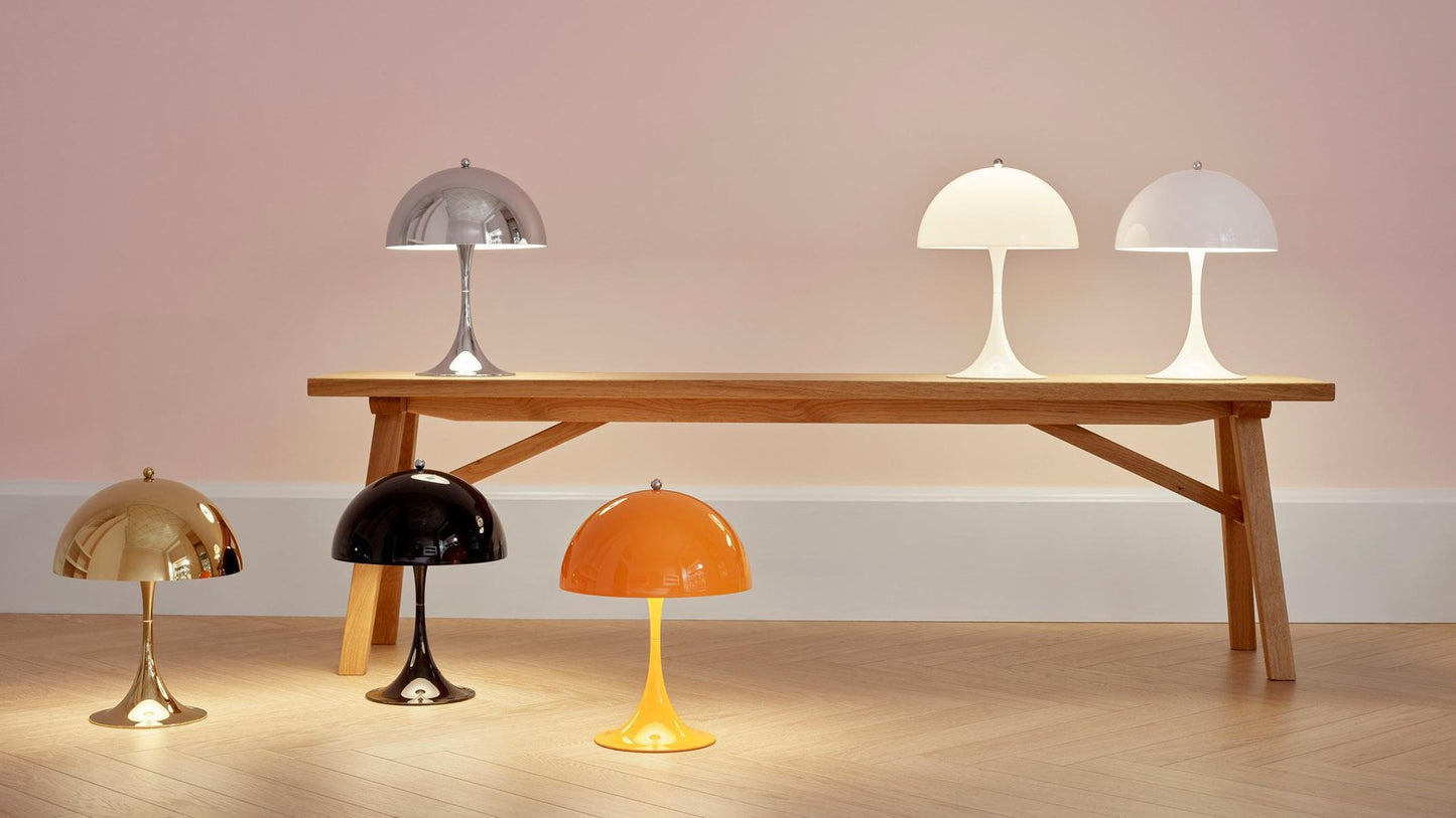 Mini Colored Table Lamp by Verner Panton for Louis Poulsen