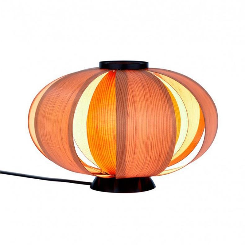 Mini Disa Wood Table Lamp by Coderch for Tunds