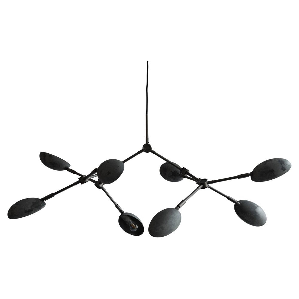 Mini Drop Chandelier Oxidized Metal by 101 Copenhagen