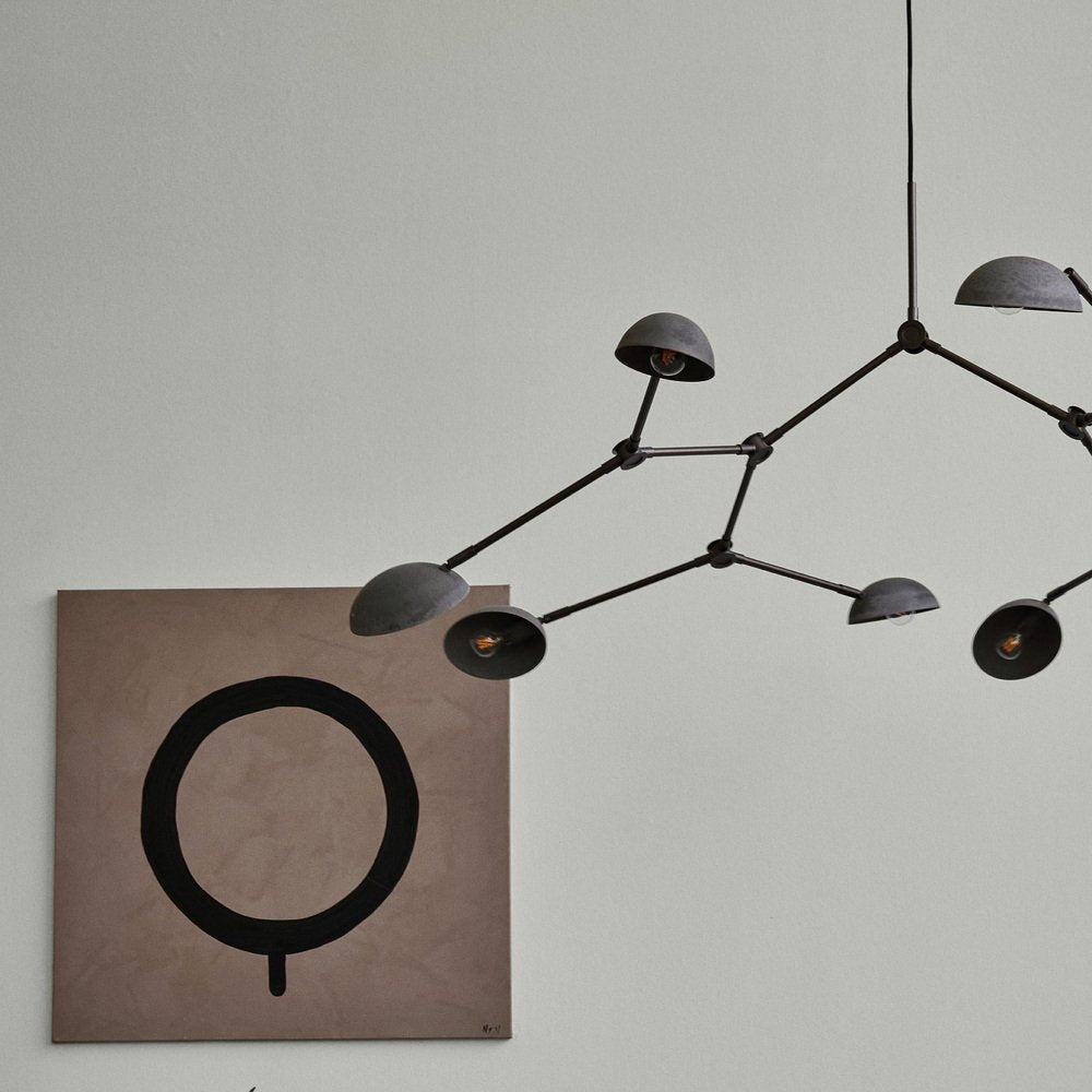 Mini Drop Chandelier Oxidized Metal by 101 Copenhagen