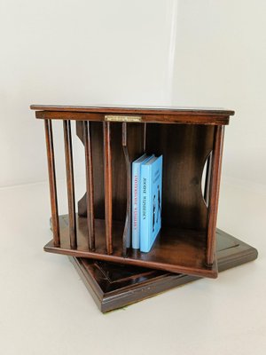 Miniature Brown Bookcase, 1890s-ZCH-1818146